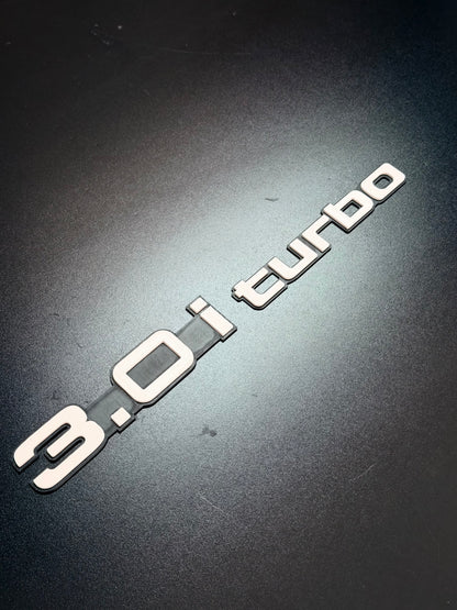 A70 Toyota Supra Rear Quarter 3.0 I Turbo/VVTi Emblem