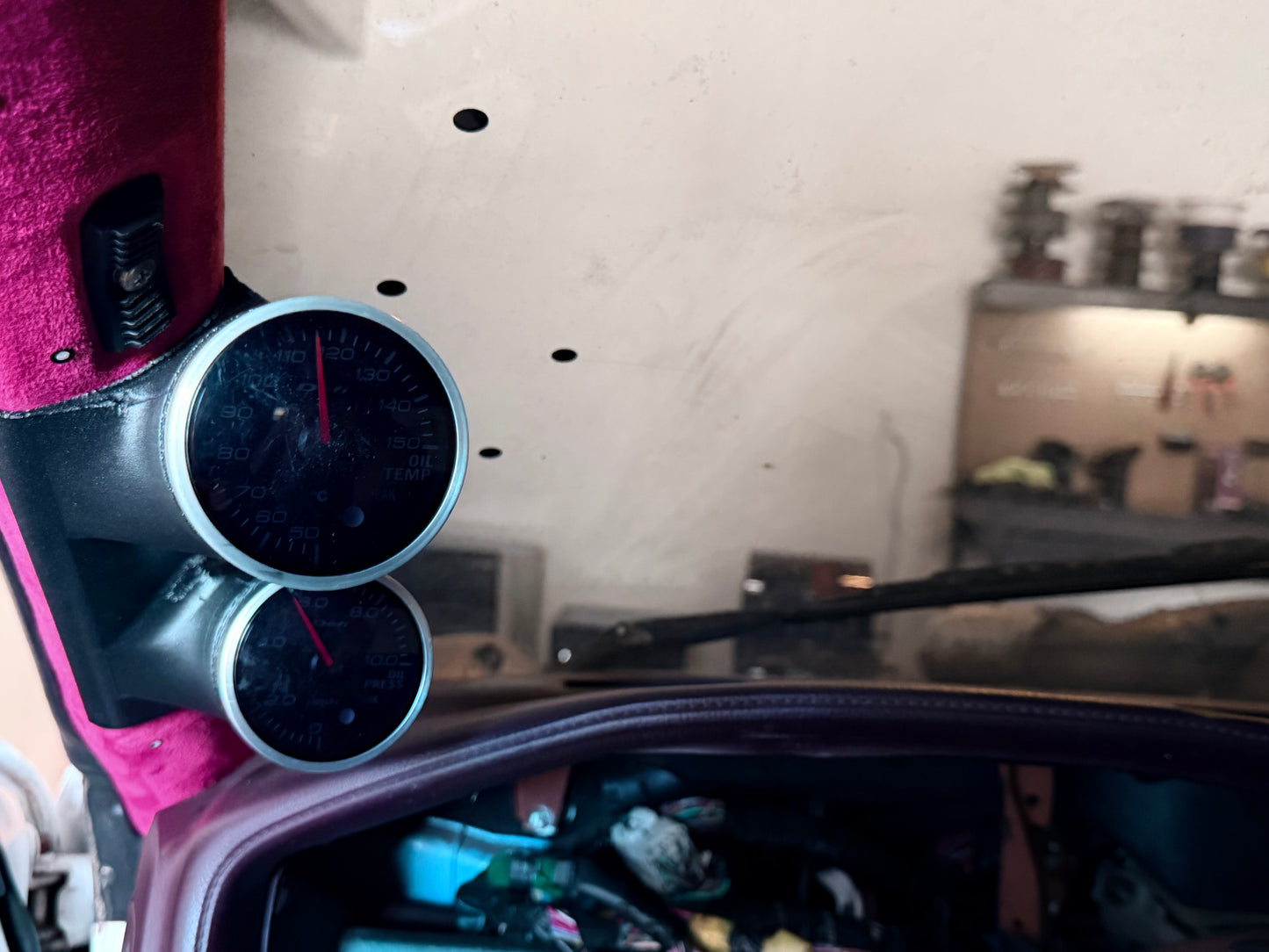 A70 Toyota supra A pillar Gauge Pod