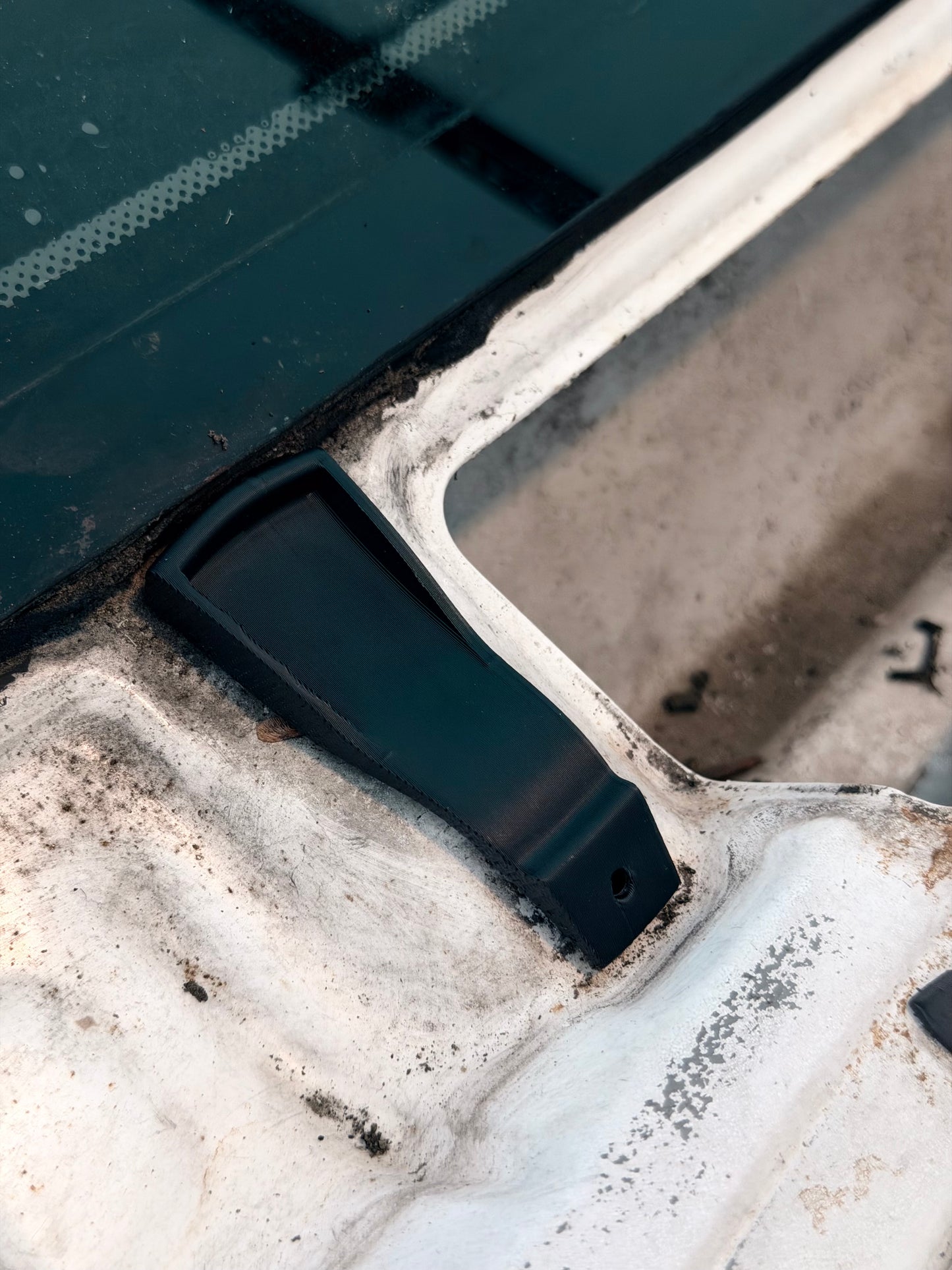 A70 Toyota Supra front Windshield Cowl mounting tap