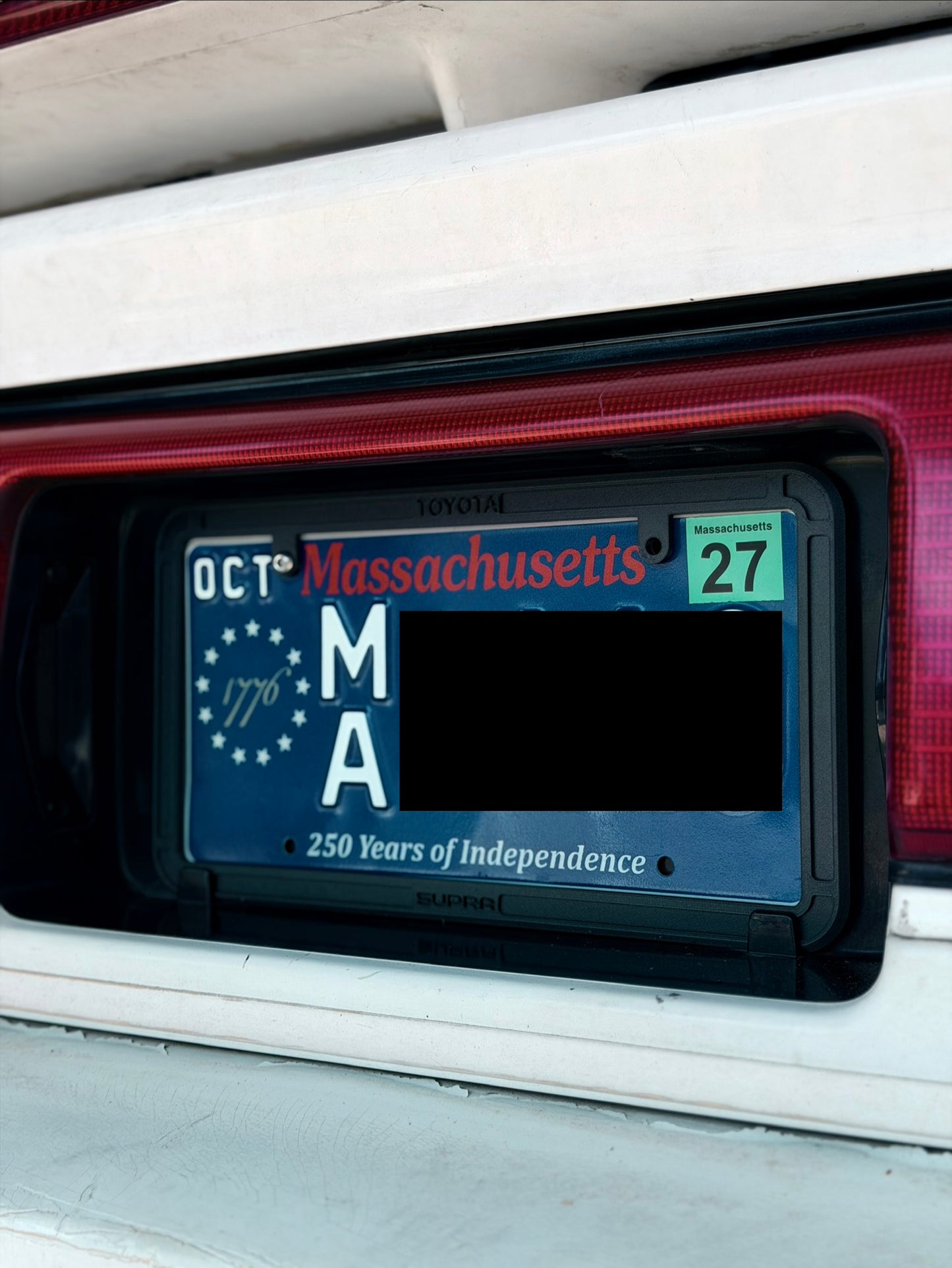 Toyota Supra License Plate Frame