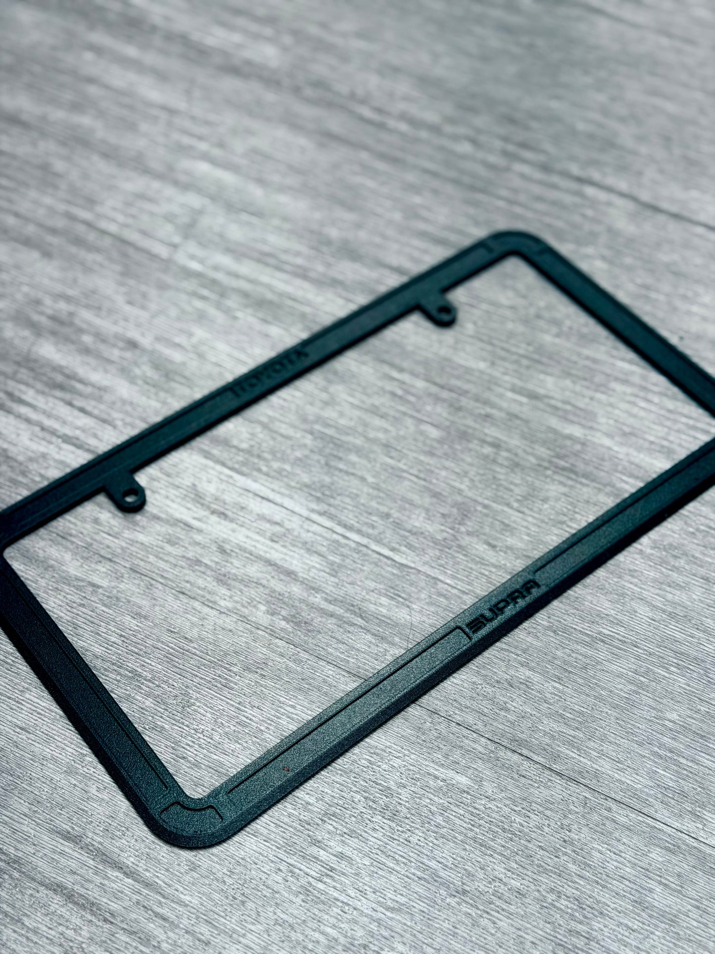 Toyota Supra License Plate Frame