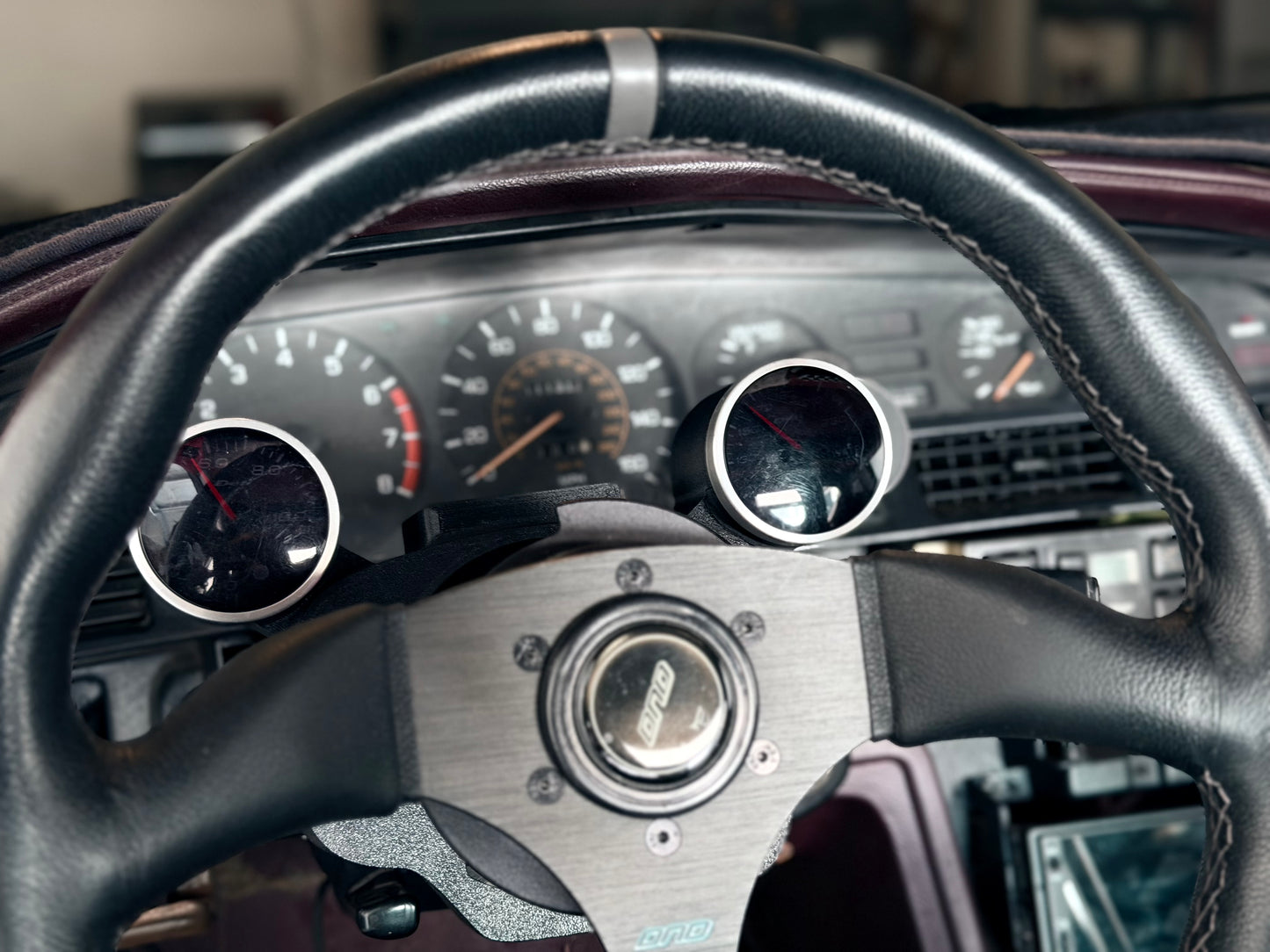 A70 Toyota Supra Dual Gauge Pod Steering Column Cover (1989–1992)