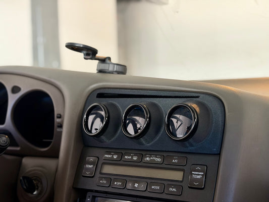 Lexus GS300 / GS400 / GS430 & Toyota Aristo Center Dash Air Vent Gauge Pod